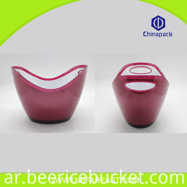 ملون الصين شركة توريد تصميم مباشرة الجملة الصلب الجليد دلو Colorful China company supply design direct wholesale steel ice bucket